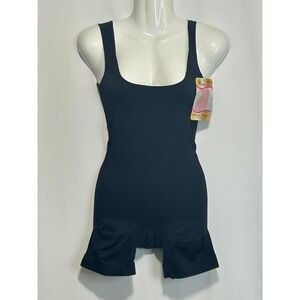 Q-T Intimates Black Shapewear Bodysuit